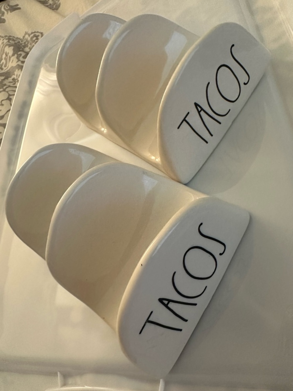 Rae Dunn Tacos Serving Dishes